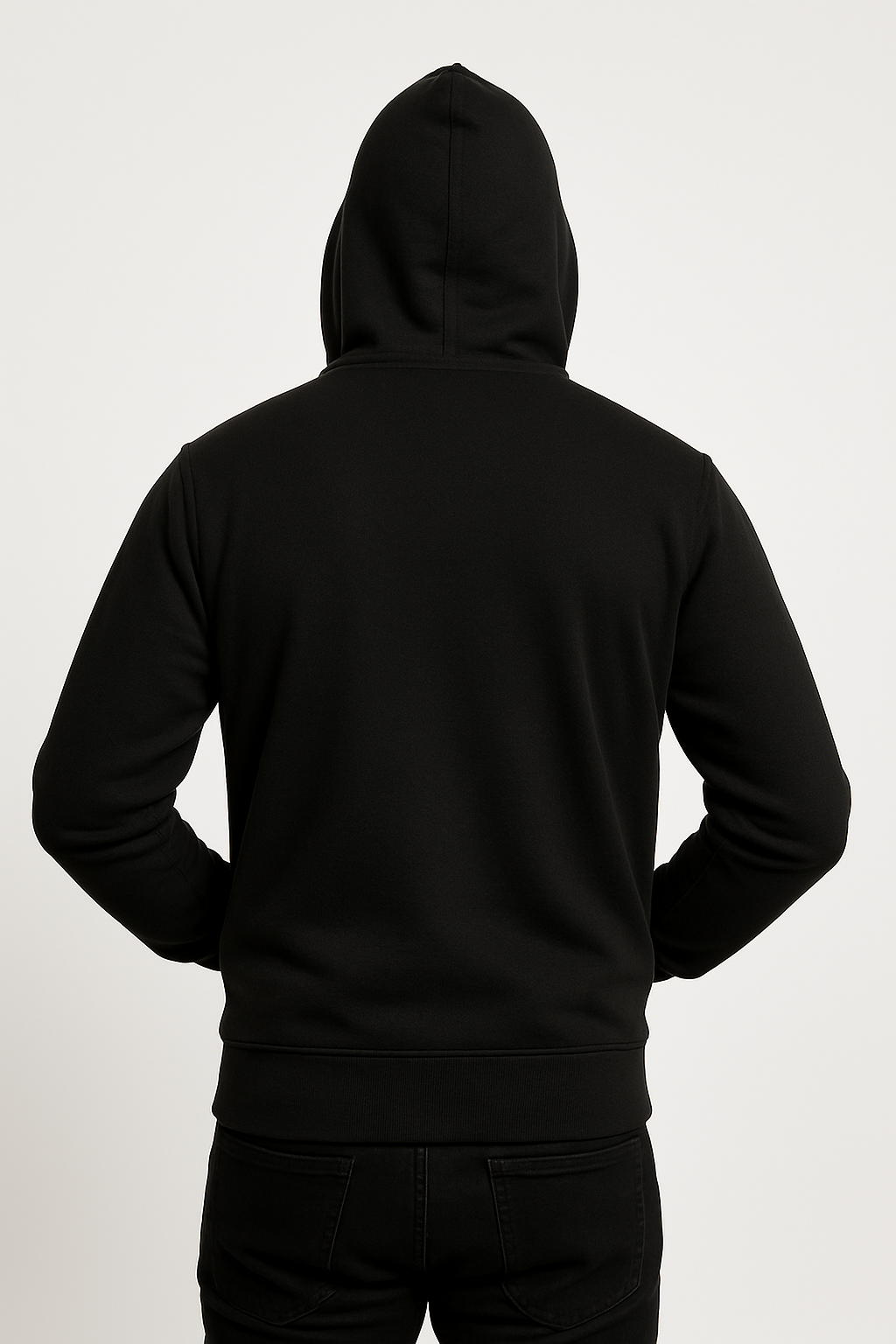 Zipped hoodie with union flag branding
