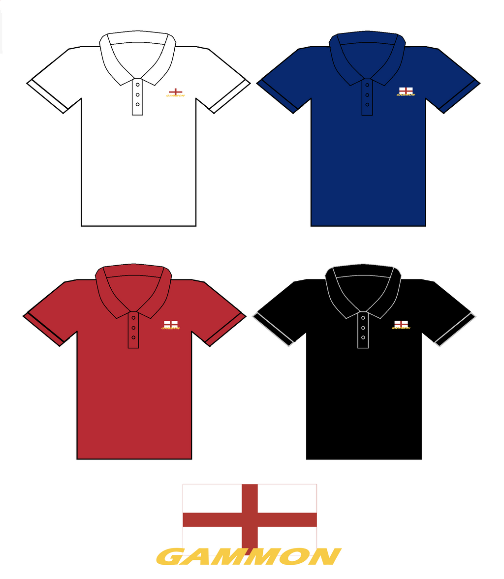 Short sleeved Polo with St. George branding