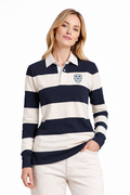 Ladies Navy/Ecru Whitby Sporting Shirt